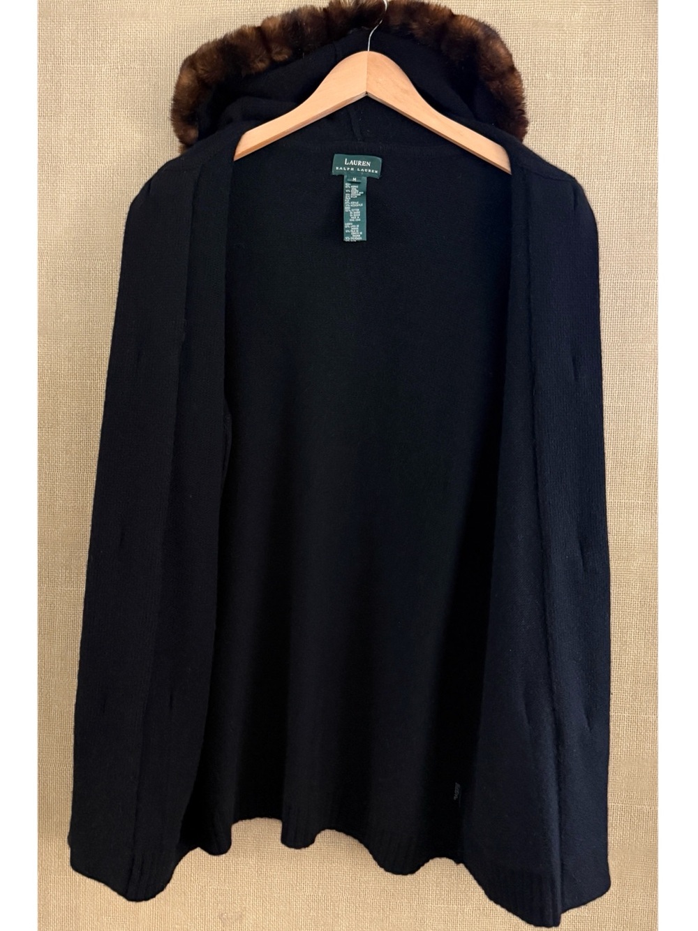 Ralph Lauren Wool Cashmere Long Cardigan Toggle Button Quiet Luxury Preppy Polo - Picture 6 of 14